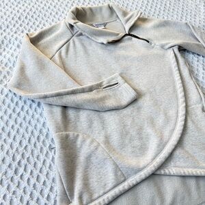 Athleta Women's Light Gray Cowl Neck Sweater